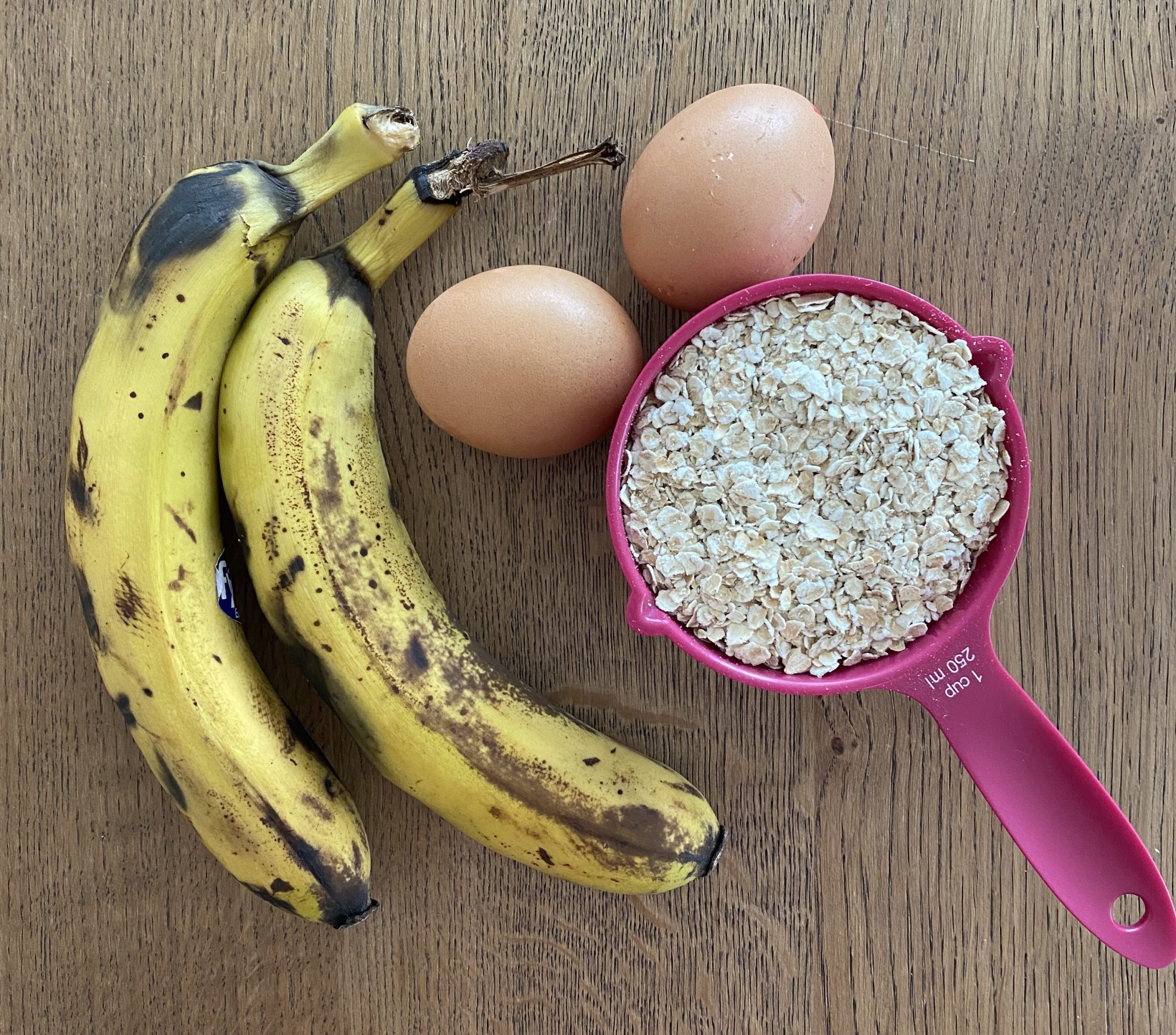 banana and eggs