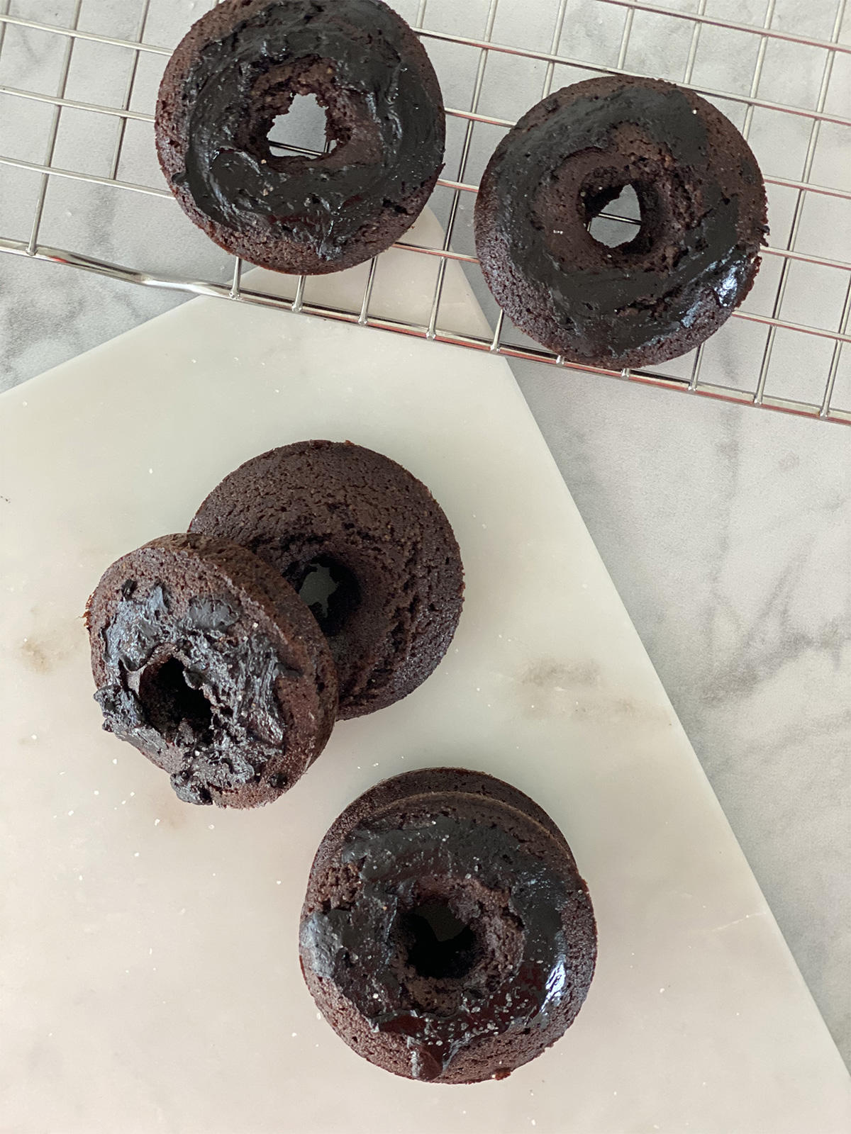 chocolate donuts