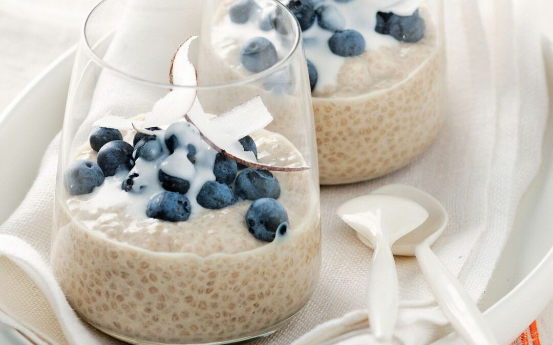 Berry Coconut Pudding